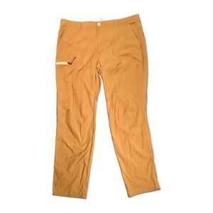 REI Co-op Trailmade Pants Mens 40x32 Golden Yellow Hiking Stretch Articulated